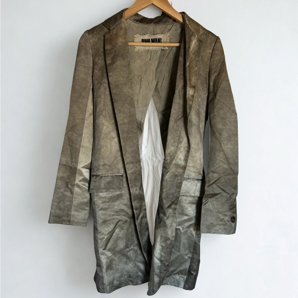 Uma Wang Long Jacket Backless Blazer
